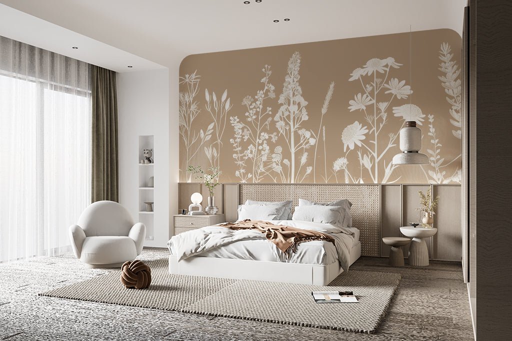 Labyrinthe de Sable - Abstraction Géométrique au Mur