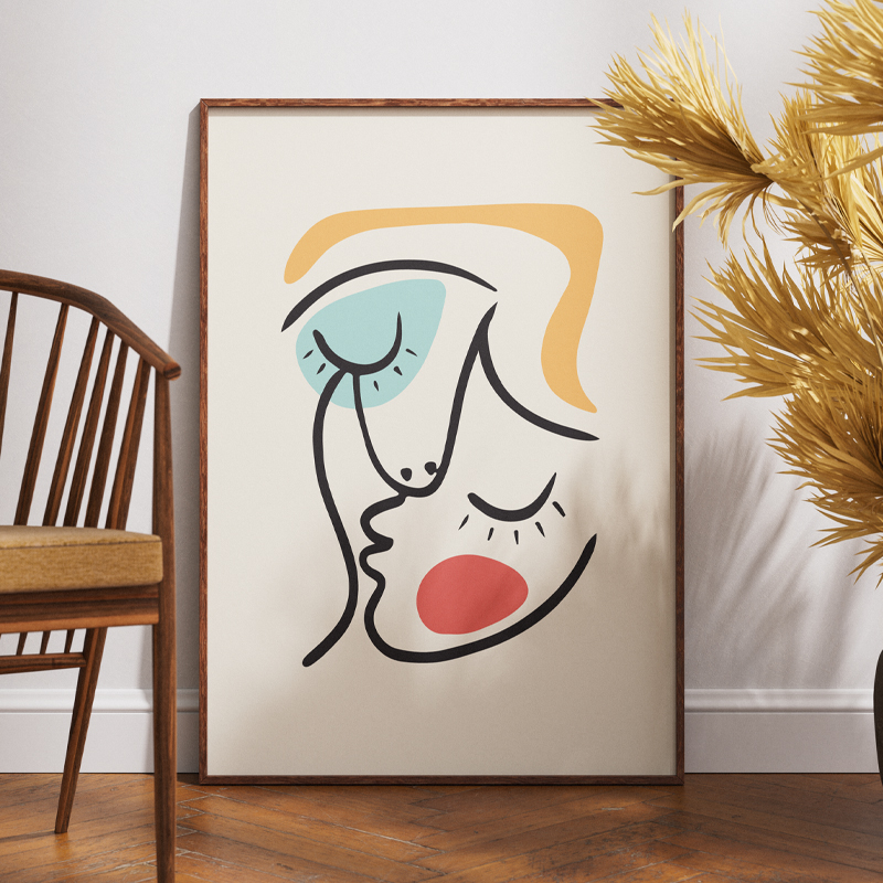 Tableau abstract matisse Souvenir de lumière